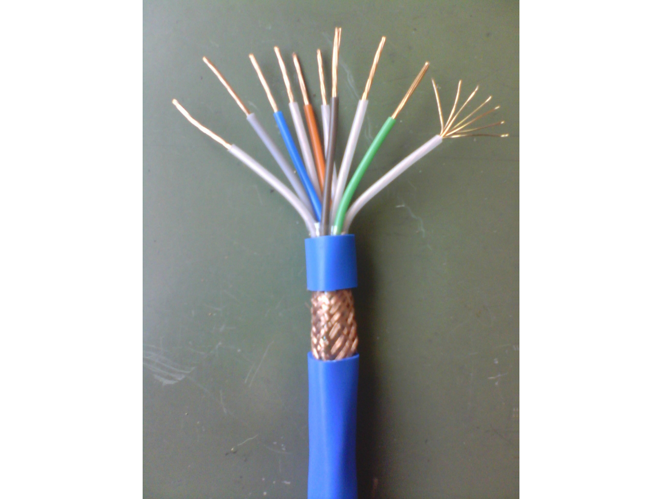 煤礦用銅絲編織屏蔽信號(hào)電纜